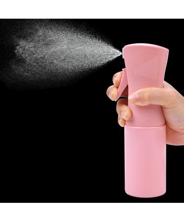 Continuous Spray Bottle 6.8oz/200ml Pink - Refillable Ultra Fine Misting Sprayer for Hairstyling, Cleaning, Salons & More - Buy Online on GoSupps.com