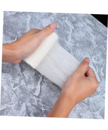 Hemoton 18 Rolls Stretch Gauze Tape - Disposable Cotton White Elastic Bandage for Wrists | International Shipping Available - Buy Online on GoSupps.com