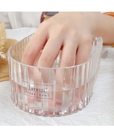 Harilla Compact Nail Soaking Bowl Shell Shape Comfortable Soak Off Polish Remover for Nail Cleaning Manicure Tool Girls Clear - Buy Online on GoSupps.com