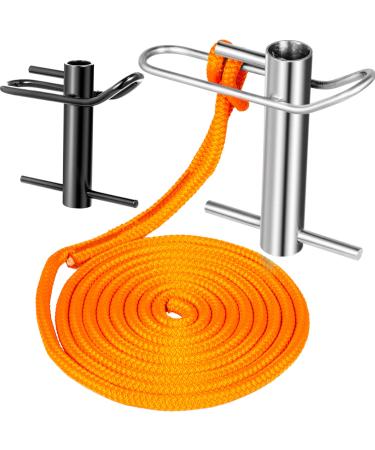 Happybuy Whoopee Sling 14 ft  Port Wrap Eye Sling 5/8 Inch Port Wrap Sling with Stainless Steel Port A Wrap  Whoopie Sling Arborist Rope 4409LBS Weight Capacity  Friction Device for Loggers Sliver