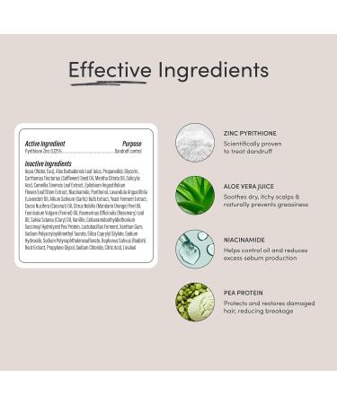 Jupiter Anti Dandruff Shampoo & Serum | Sulfate Free Vegan Dermatologist-Formulated for Flaky & Itchy Scalp | Color Safe & Paraben Free + Zinc Infusion - Buy Online on GoSupps.com