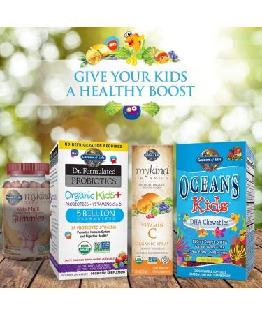 Garden of Life MyKind Organics Kids Multi - Organic Cherry Flavor Vegan Gummy Bears (120 Count) - Buy Online on GoSupps.com