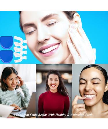 10PSC Teeth Whitening Trays Kits Mouth Trays & 2 Tooth Boxes Thermoform Moldable Whitening Teeth Tray Oral Care Thin Moldable Mouth Tray Kit Tools for Whitening - Buy Online on GoSupps.com