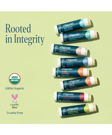 Cliganic Organic Lip Balm Set (Fresh Picked 8 Flavors) - 100% Natural Moisturizer for Cracked & Dry Lips 1 Count (Pack of 8) - Buy Online on GoSupps.com