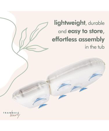 Luxury Bath Pillow with 7 Suction Cups | Ergonomic Head and Neck Support | Waterproof Design | Ideal for Elderly and Children | Gift Box Included - Buy Online on GoSupps.com