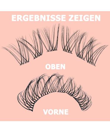 Individual Eyelash Cluster Lashes - C Curl Mix 8-16mm - 72 Stck for DIY Extensions | Honey 02-C Mix - Buy Online on GoSupps.com