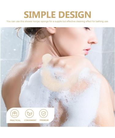 FOMIYES Konjac Facial Sponges - Organic Exfoliating Face Scrubber for Deep Cleansing & Makeup Removal | Reusable Travel Pads - Buy Online on GoSupps.com