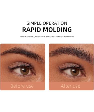  EONFAVE EONFAVE Waterproof Eyebrow Gel - High Pigmentation Long Lasting with Brush - Light Non-Greasy Color (04 Black Coffee) - Buy Online on GoSupps.com