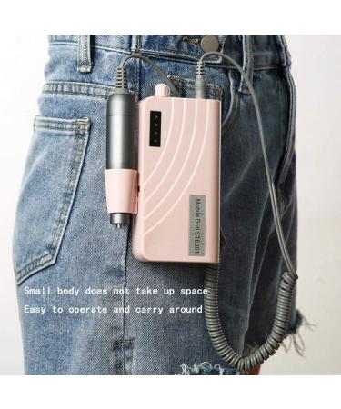 30 000RPM Portable Nail Drill Machine Professional Electric E-File Nail Drill for Acrylic Gel Nails Manicure/Pedicure - Salon or Home Use Nail Buffer Manicure Pedicur Pink - Buy Online on GoSupps.com