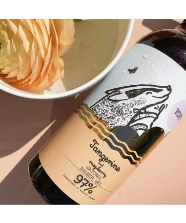 YOPE Natural Shower Gel | Neutral pH | Ultra-gentle cleansers| Tangerine extract | Plant glycerine | Vegan Formula| 97% Natural ingredients | Tangerine and Raspberry 400ml - Buy Online on GoSupps.com