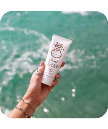Sun Bum Mineral SPF 50 Sunscreen Lotion | Vegan & Reef Friendly | Broad Spectrum UVA/UVB Protection | 3 oz - Buy Online on GoSupps.com