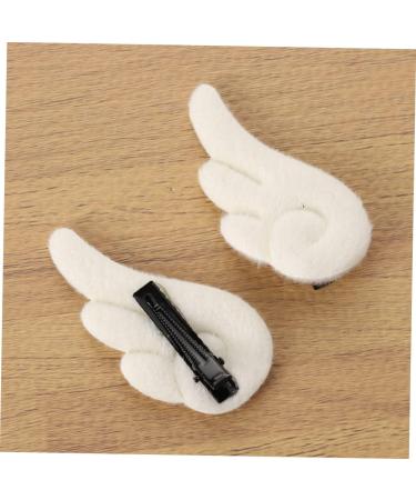 Beavorty 9 Pairs bobby pin girls' accessories clips for hair leather filler Girls Plush Hair Accessories Demon Wings Hairpins hair Tie clip Cute white halloween hair clip newborn - Buy Online on GoSupps.com