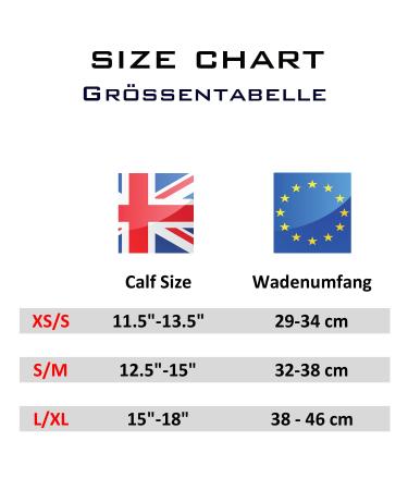 Calf Compression Sleeves for Legs | Shin Splints Relief Socks for Men & Women | Sports Injury Recovery & Pain Relief | Large Black Calf Guards - Buy Online on GoSupps.com