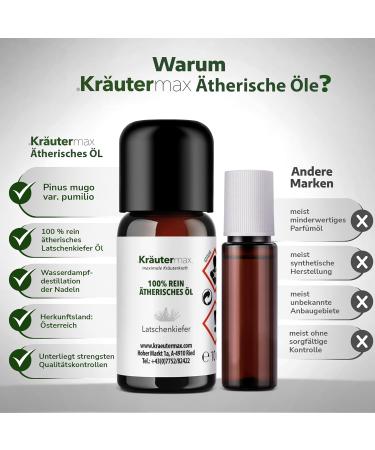 Buy Herbal Max Latshackle Pine Essential Oil - 10ml | Natural Mountain Pine Fragrance Oil | International Shipping Available - Buy Online on GoSupps.com