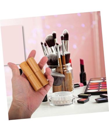  TOVINANNA 2 Pieces DIY Bamboo Lipstick Tubes Empty and Refillable Lip Balm Containers for Makeup Portable Lip Gloss Holders Lip Balm - Buy Online on GoSupps.com