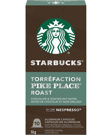 Starbucks by Nespresso Blonde Espresso Roast Nespresso Coffee Capsules Original Line Compatible 10 Nespresso Coffee Pods & By Nespresso Pike Place 10 Nespresso Coffee Pods - Buy Online on GoSupps.com