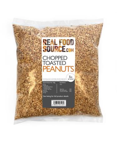 RealFoodSource Chopped Toasted Peanuts 1kg