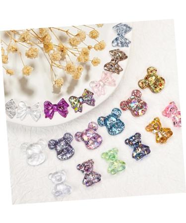 minkissy 3 Para U as Nail Nail Polish Tools Nail Color Nail Color Display Bow Nail Color Display Tool Play Board Sample Bear Japanese - Buy Online on GoSupps.com