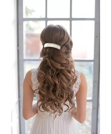 Elegant Retro Acrylic Hair Barrettes - 12pcs Automatic Large Hair Clip for Women (Retro Color) - Buy Online on GoSupps.com