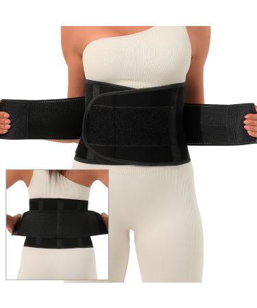 RAKZU Breathable Back Brace Lumbar Support Belt | Size Medium | Pain Relief for Women Men - Herniated Disc, Sciatica, Heavy Lifting - Dual Adjustable Straps - Buy Online on GoSupps.com