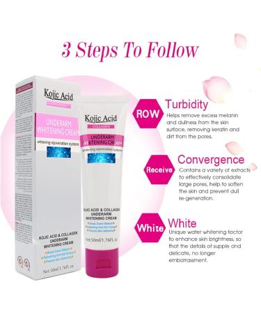 Kojic Acid Skin Lightening Cream Underarm Cream Intimate Area Dark Spot Corrector Whitening Cream for Body Underarms Armpit Knees Legs and Inner Thigh Cream for Acanthosis Nigricans Non-Greasy - Buy Online on GoSupps.com
