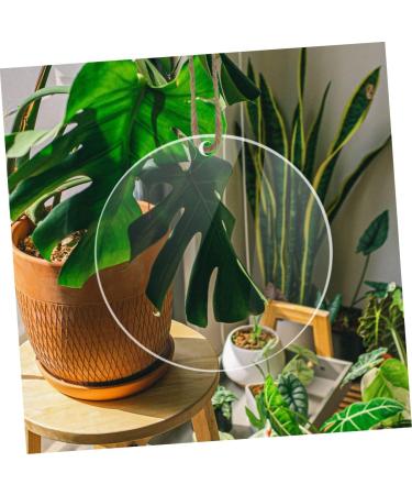 TEHAUX 40pcs Round Clear Discs Acrylic Blank Disc DIY Pendant Material Paint Party Supplies Manual Transparent 5x5cm - Buy Online on GoSupps.com