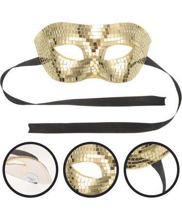 Alipis Disco Ball Glitter Mask | Shiny Music Half Face Mask for Halloween & Carnival | Cool Masquerade Accessory - Buy Online on GoSupps.com