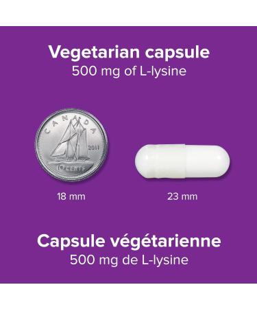 Webber Naturals L-Lysine 500 mg 60 Capsules Prevents Cold Sores Vegan - Buy Online on GoSupps.com