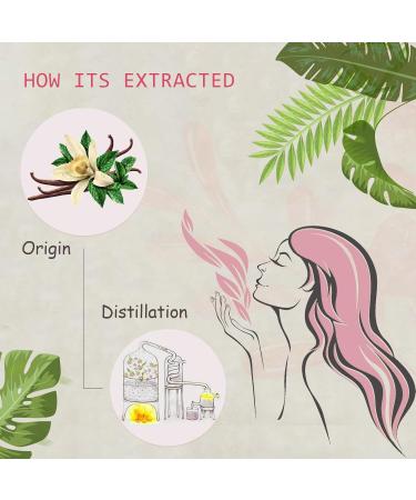 2-Pack Pure Organic Vanilla Essential Oil - 100% Natural Aromatherapy Oil for Diffuser Spa Massage & Yoga - 2x10ML - Buy Online on GoSupps.com
