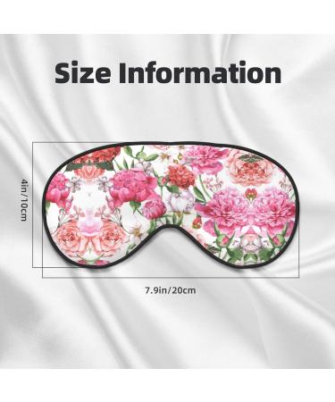 Buy Garden Peony Soft Sleep Eye Mask - Breathable Eye Patch for Travel & Relaxation | Best Comfort for Women - Buy Online on GoSupps.com