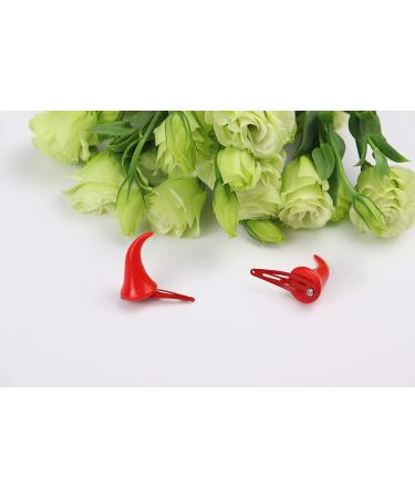 Bonnie Z. Leonardo Plastic Red Devil Horns Clip On - Halloween Costume Accessory - Buy Online on GoSupps.com