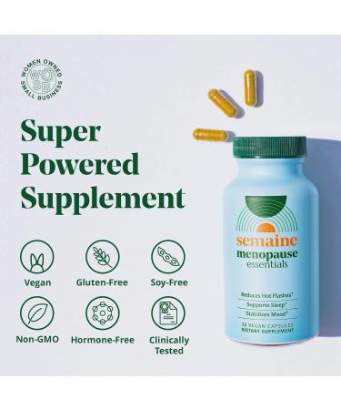 Menopause Relief Supplement for Women | Mood Support, Hot Flash Relief, Skin Hydration | Hormone-Free Vegan Formula | 30 Day Supply - Buy Online on GoSupps.com