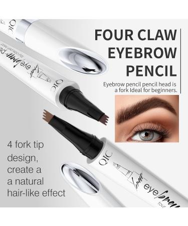 2024 Upgrade Microblading Eyebrow Pen - Waterproof Long-Lasting Eyebrow Pencil with 4-Prong Tip for Natural Looking Brows (Gray 3#) - Buy Internationally - Buy Online on GoSupps.com