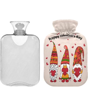 Dwarf Valentine's Day Heat Bottle - 1L Heating Bags for Neck & Shoulder Pain Relief | International Shipping - Buy Online on GoSupps.com