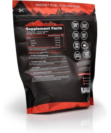 Branched Chain Amino Acids BCAA Protein Powder | Berry Flavor - Boost Energy Hydrate & Enhance Performance | 90 Servings - Ideal for Athletes - Buy Online on GoSupps.com