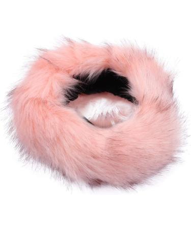 Lurrose Faux Fur Headband Russian Faux Fur Headband Women Faux Fur Hat for Winter Home Outdoors Pink - Buy Online on GoSupps.com