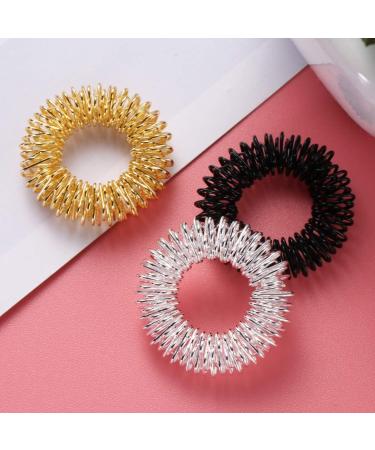 12 STK Acupressure Massage Rings - Chinese Medicine Finger Pain Relief Stress Reduction & Sensory Health Care Accessories for Kids & Musicians - Buy Online on GoSupps.com