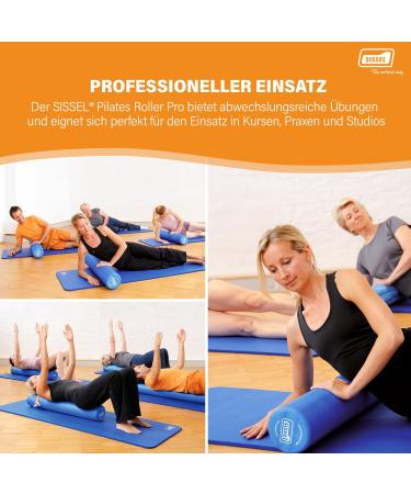 Sissel Pilates Roller PRO - Blue 90 cm | Fitness Rollers for Optimal Support | International Shipping Available - Buy Online on GoSupps.com