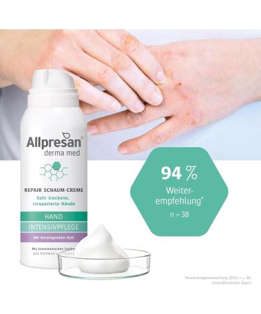  Allpresan Allpresan Derma med Repair 2-Pack Foaming Hand Creams with Soothing Fragrance - For the care of very dry and damaged hands - 100 ml - Buy Online on GoSupps.com