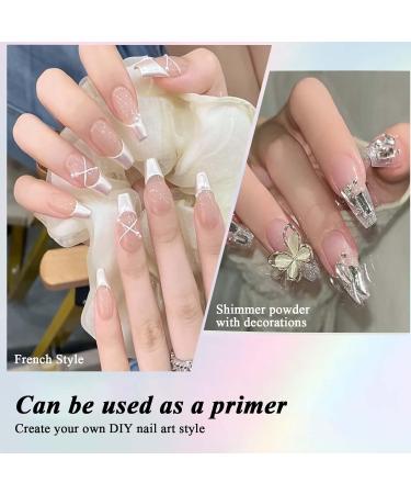 Clear Builder Nail Gel - Builder Gel for Nails UV/LED Nail Base - Hard Gel for Nails Strengthener Nails Extension Nail Art - Use with Nail Forms Solid Builder Gel DIY Manicure - Buy Online on GoSupps.com