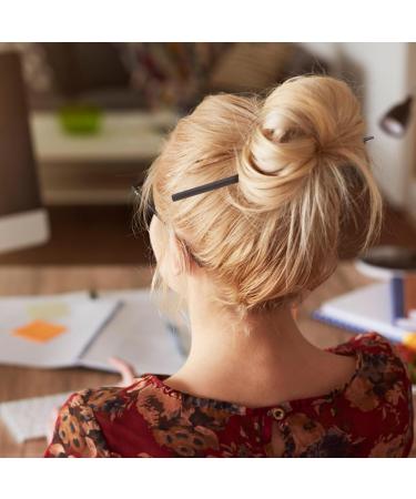 Lurrose 4 Sticks Wooden Chinese Hairpins for Women & Girls - Ideal for Straight Hair Styling | International Shipping Available - Buy Online on GoSupps.com