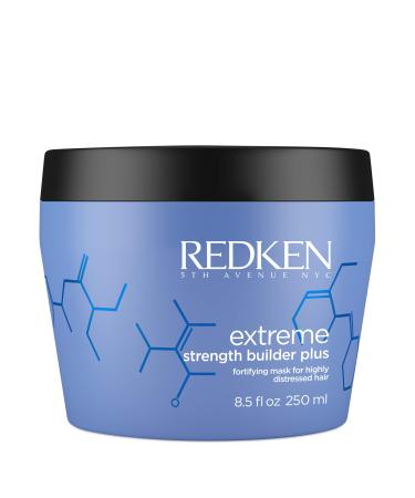 Redken Extreme Strength Builder Plus mask construction cure with ceramids hair mask for damaged hair anti-hair breakage hair treatment hair care for all hair types ext strength mask 250ml