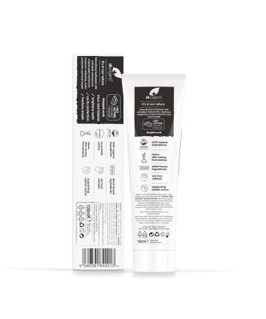 DR Organic Activated Carbon Toothpaste - Extra Lightening Natural Vegan Paraben & SLS-Free 100ml - Buy Online on GoSupps.com
