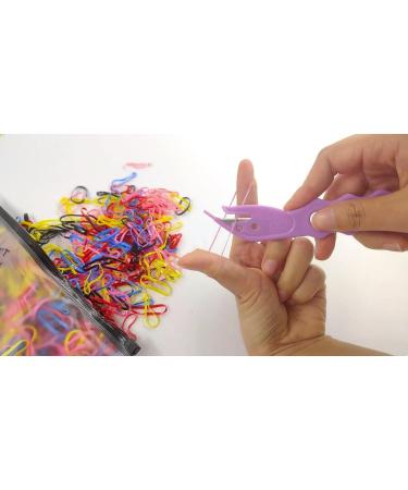 Elastic Hair Tie Cutter for Kids - 3Pcs Hair Rubber Band Remover Tool for Toddler Girls + 50Pcs Colorful Mini Clear Hair Ties - Buy Online on GoSupps.com