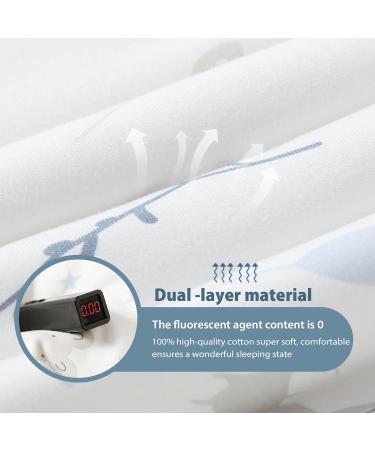 Mosebears 2.5 Tog Baby Winter Sleeping Bag 100% Cotton | Animal Design | 18-24 Months - Buy Online on GoSupps.com