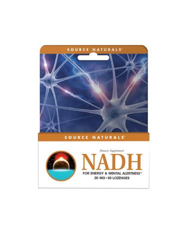 Source Naturals NADH 20 mg 30 Sublingual Tablets
