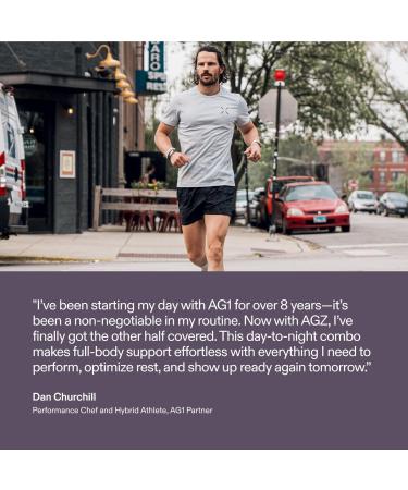 AG1 AGZ Sleep Drink 30-Count Calming Sleep Aid Powder + Frother Melatonin-Free Nighttime Blend with Magnesium Ashwagandha Saffron & Valerian Herbal & Adaptogen Drink Mix (Chocolate Mint) - Buy Online on GoSupps.com