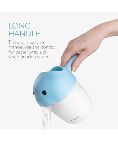 Navaris Baby Kids Hair Wash Cups - Blue Bathing Bucket for Easy Hair Washing | Perfect for Children - Buy Online on GoSupps.com