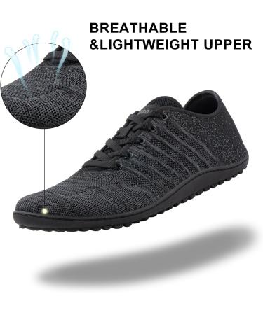 Neoker Barefoot Shoes | Unisex Minimalist Wide Toe Sneakers for Men & Women | Fitness & Running - Available in Black Khaki Gray Blue Red (EU Sizes 37-47) - Buy Online on GoSupps.com