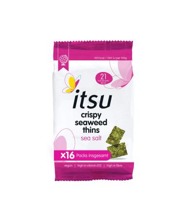Itsu itsu 16 x Crispy Sea Salt Leaves - 4.5g